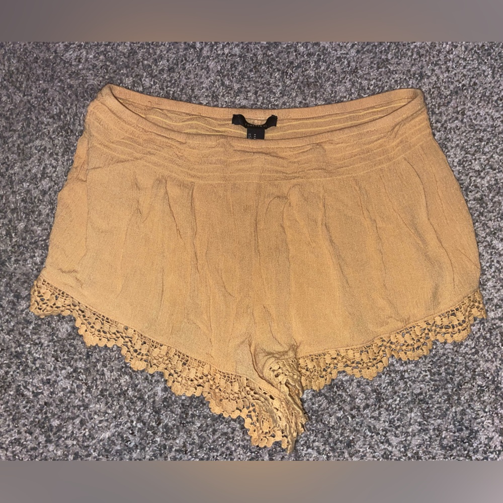 Forever 21 yellow shorts.